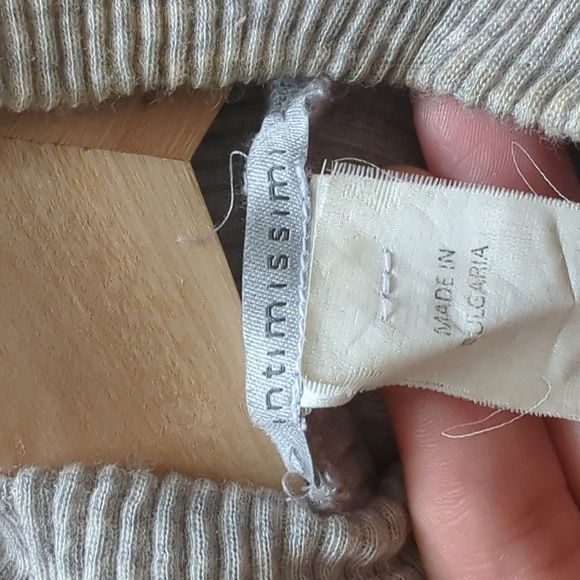 Intimissimi Wool And Silk Gray Turtleneck Sweater - Picture 4 of 6